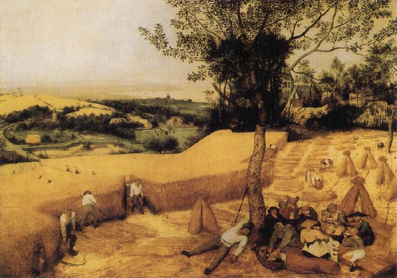 BRUEGHEL, Pieter the Younger The Corn Harvest China oil painting art